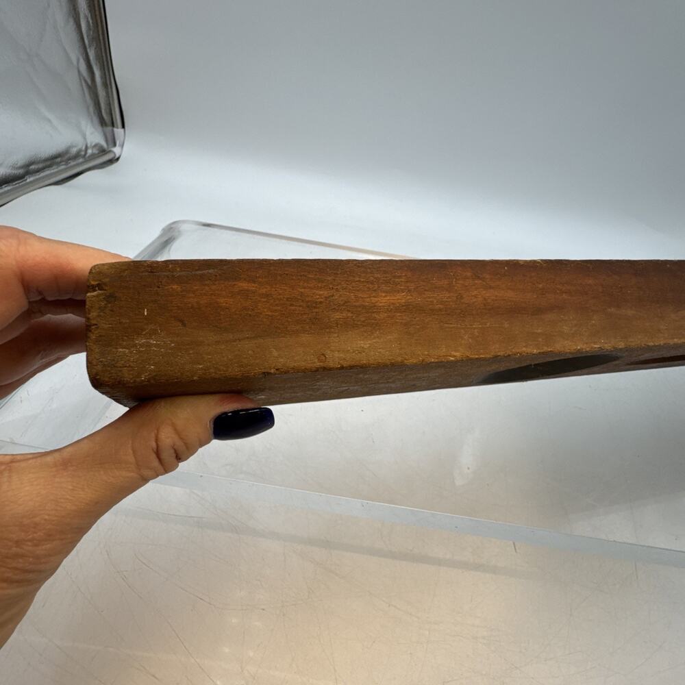 Vintage Stanley Genuine Cherry Wood 24” Level No 0 MADE IN USA - Picture 10 of 16